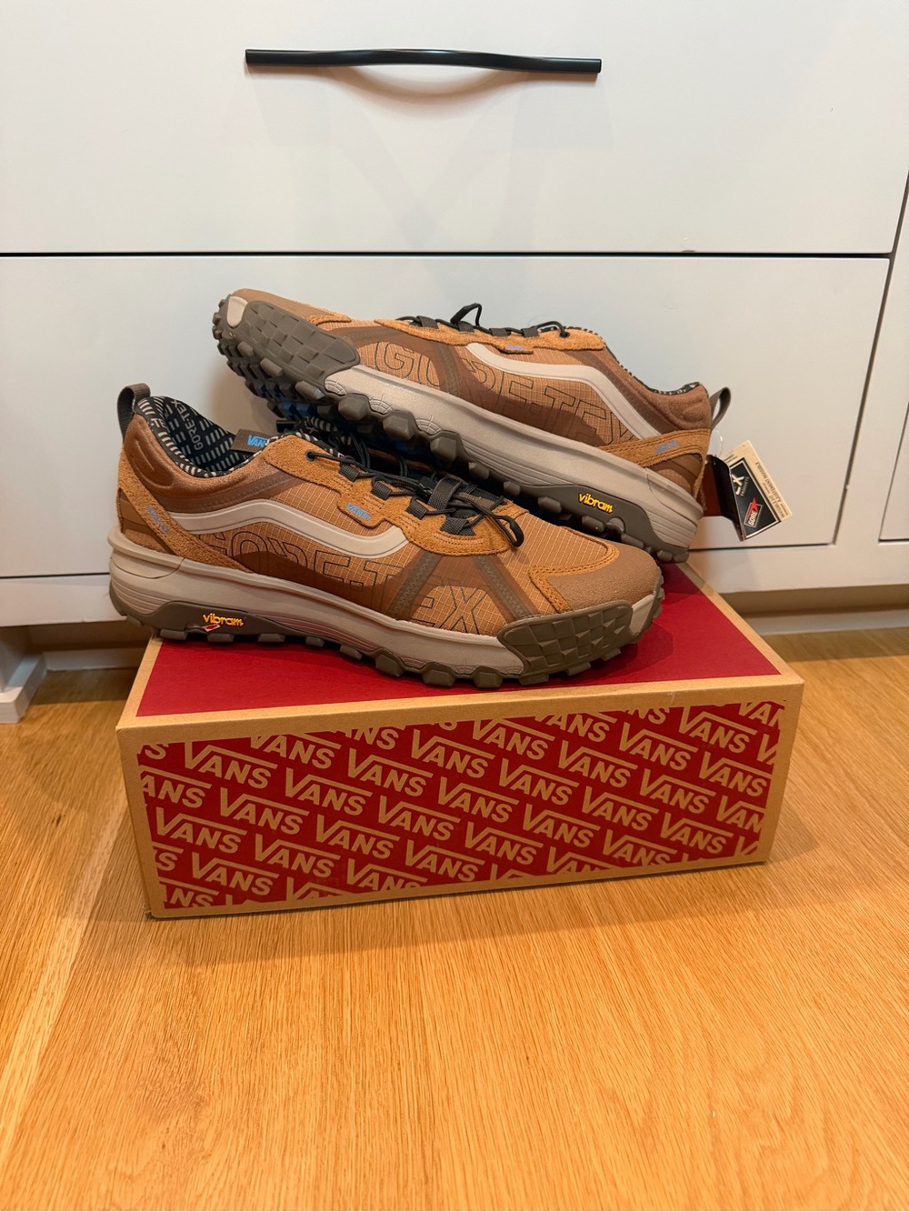 Vans Crosspath XC GORE-TEX Brown Trail Sneakers with Vibram Outsole
